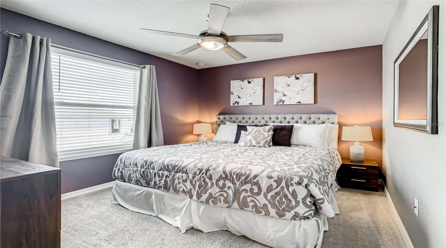 Bed #7--Chic and cozy bedroom perfect for restful nights with a private full bath