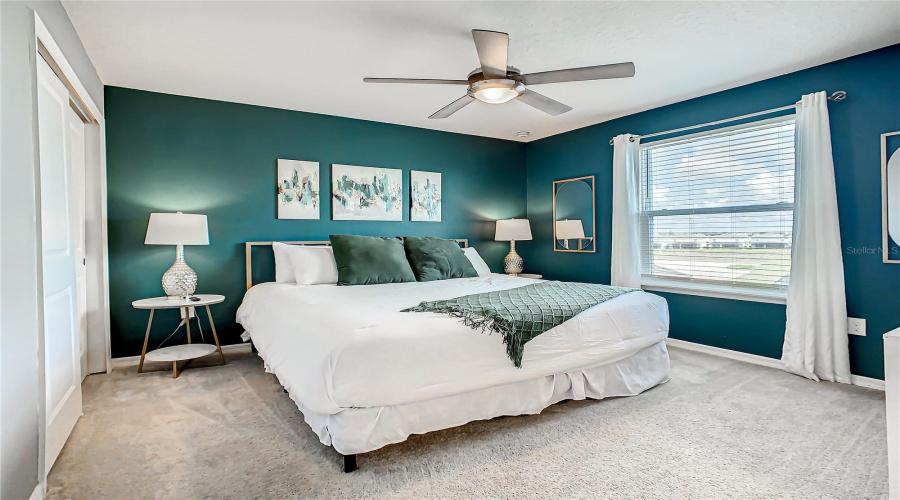 Bed #8--Bright and inviting bedroom perfect for comfort and style with a private full