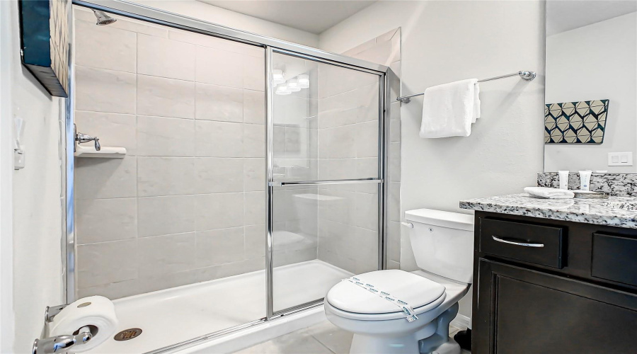 Bath #7--Private full bath ideal for convenience and privacy