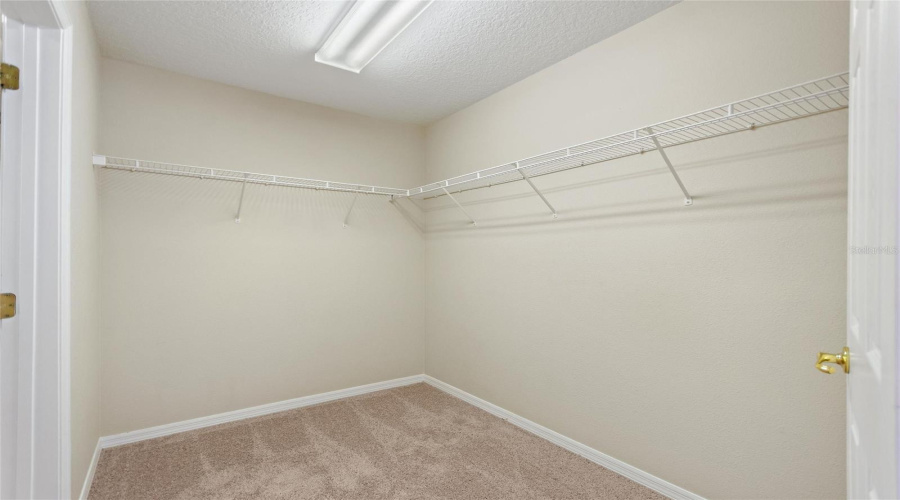 Primary walk in closet