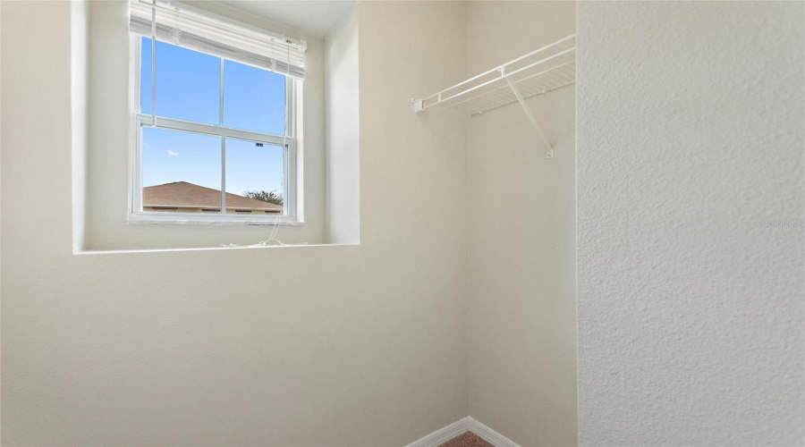 Third bedroom walk in closet