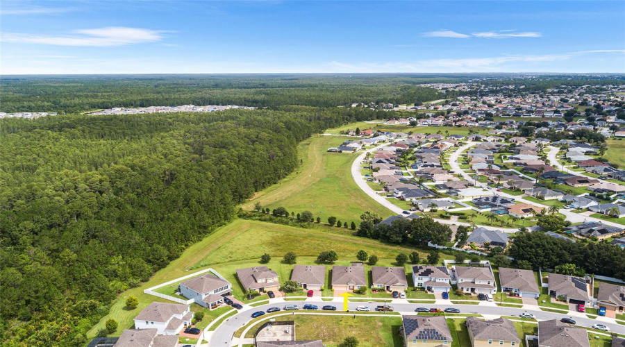 AERIAL VIEW OF HOME TOWARDS THE NORTH