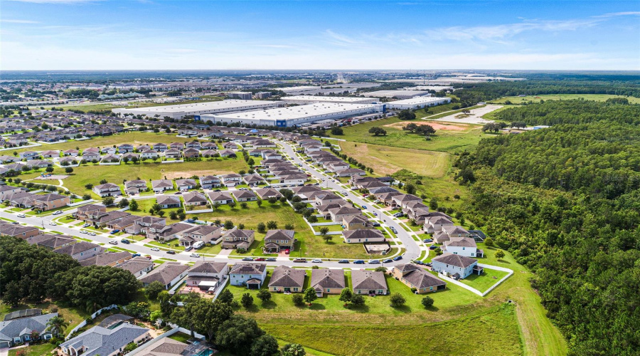AERIAL VIEW OF COMMUNITY