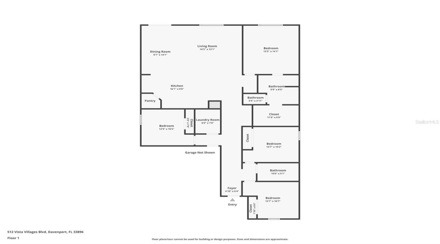 DAVENPORT, Florida 33896, 4 Bedrooms Bedrooms, ,2 BathroomsBathrooms,Residential,For Sale,VISTA VILLAGES,0,MFRO6327640