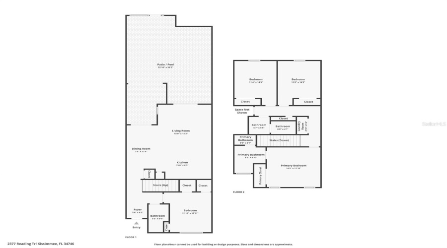 KISSIMMEE, Florida 34746, 4 Bedrooms Bedrooms, ,3 BathroomsBathrooms,Residential,For Sale,READING,0,MFRO6280511