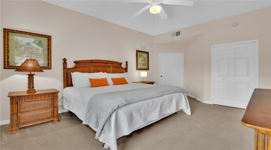 King size bed. All furniture is included.