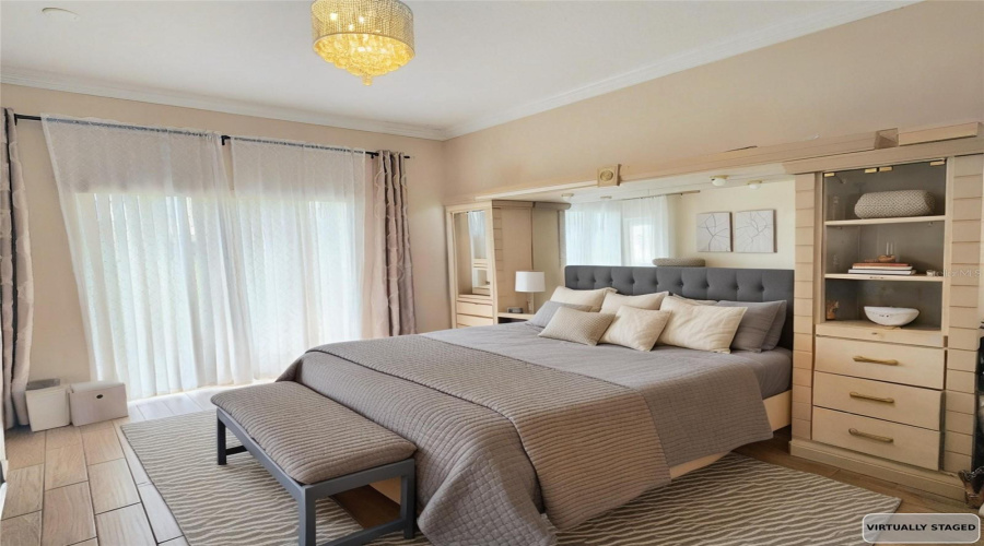 Staged Primary Bedroom