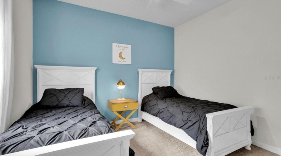 Two twins beds