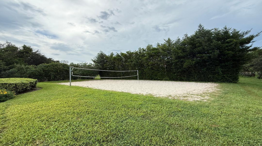 Sand volleyball, close to main entrance