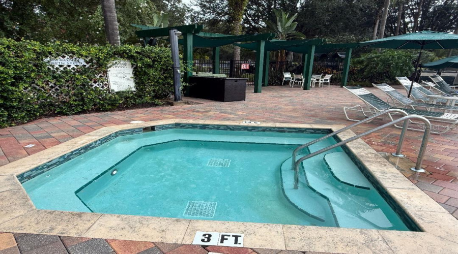 and a hot tub