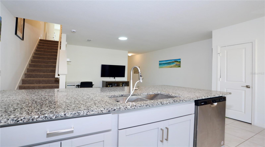 kitchen to living room