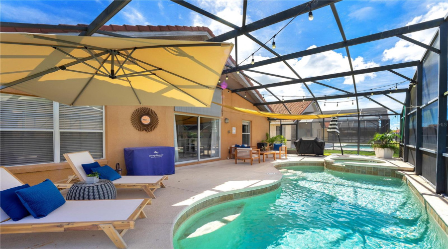 Screen in Pool and Spa