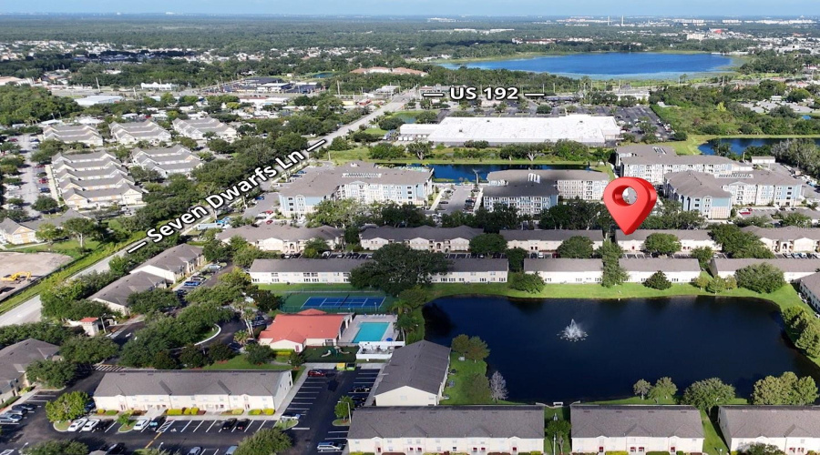 Aerial View with Location