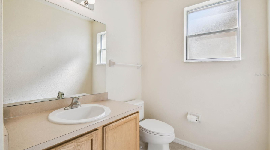 Downstairs half bath