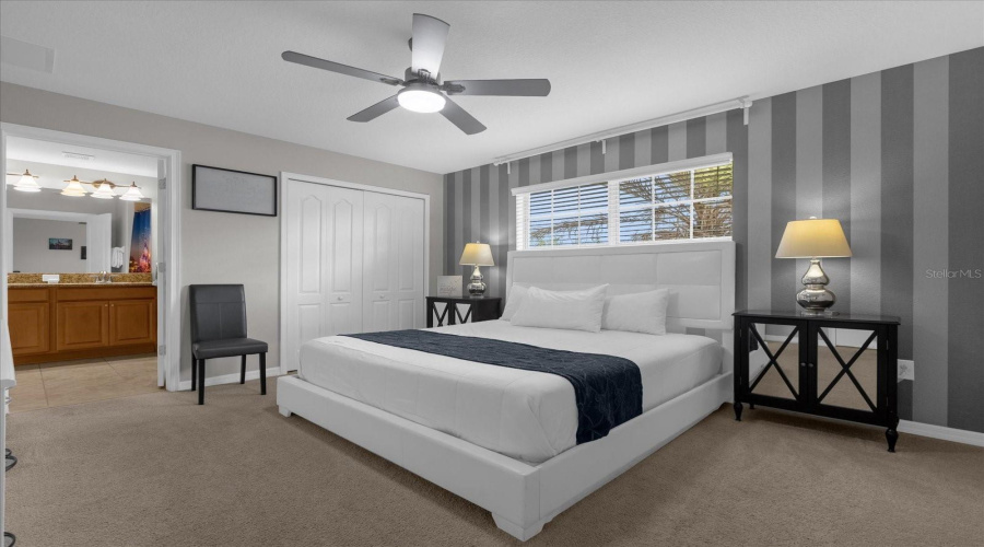 Primary Bedroom - very spacious and private