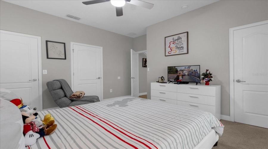 Bedroom 4 - very spacious with lots of storage space