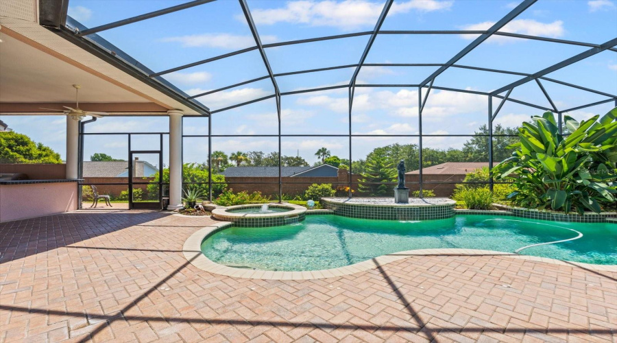 Pool Entrance View