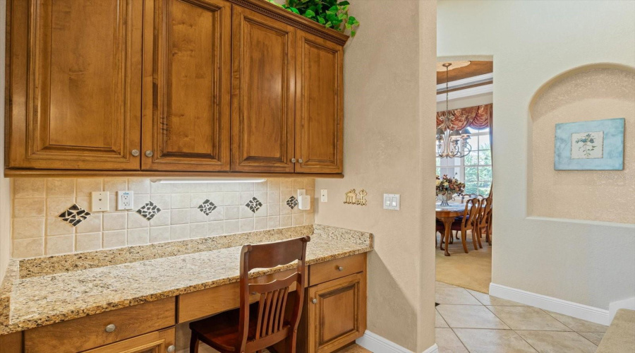 Kitchen Drop Zone Tech Desk