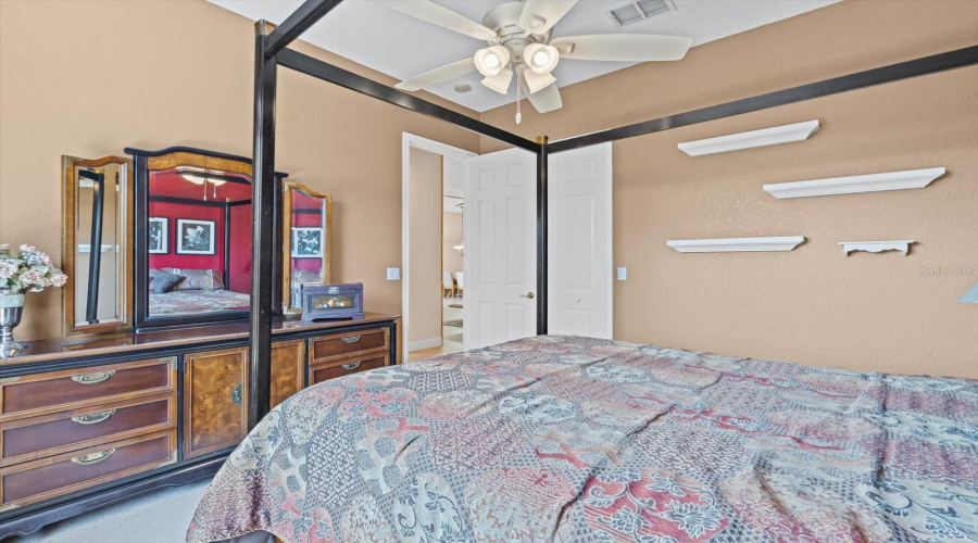 Guest Bedroom 3 w/ Walk-in-Closet by Pool