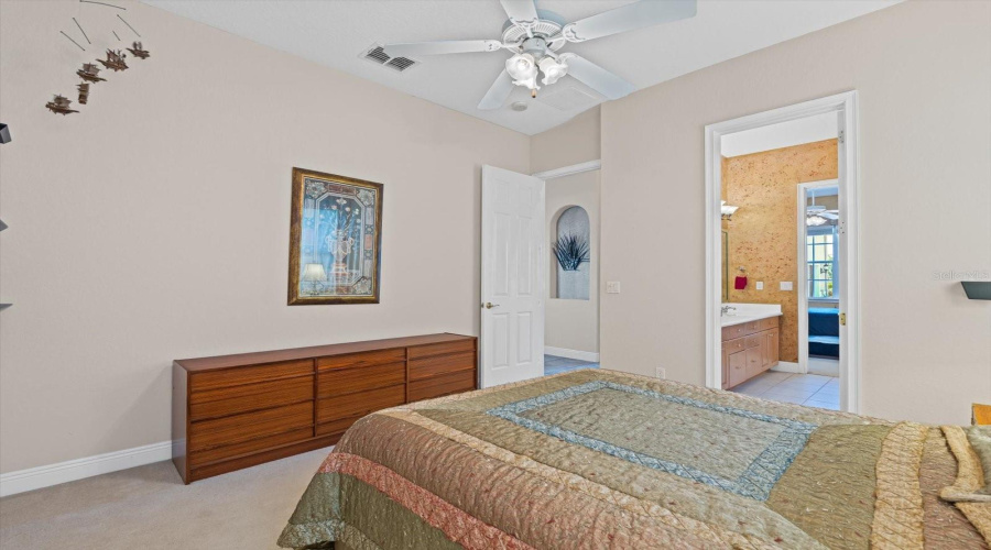 Guest Bedroom 2 w/ Walk-in-Closet entrance to Jack & Jill