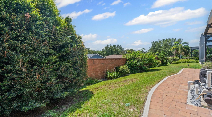 Rear yard