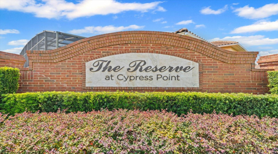 Welcome Home to the Reserve at Cypress Point