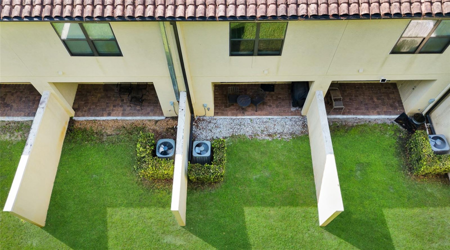 Backyard Drone View