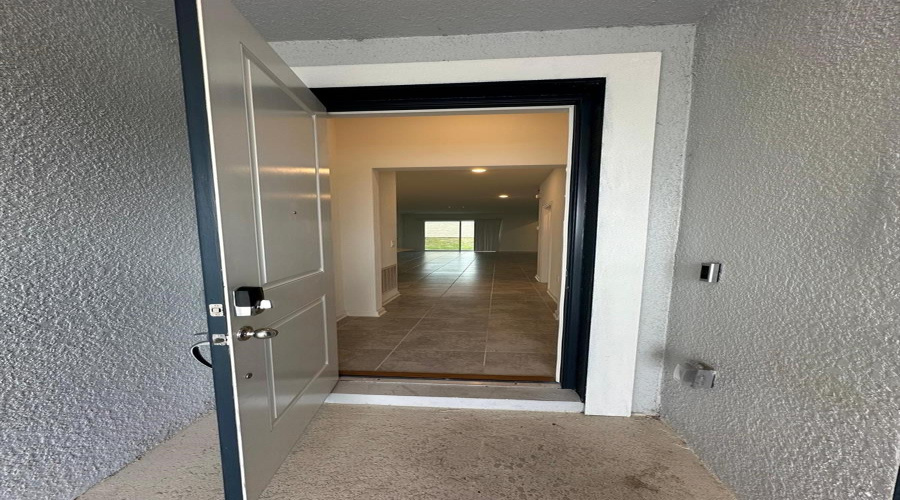 Entrance door to the main house.