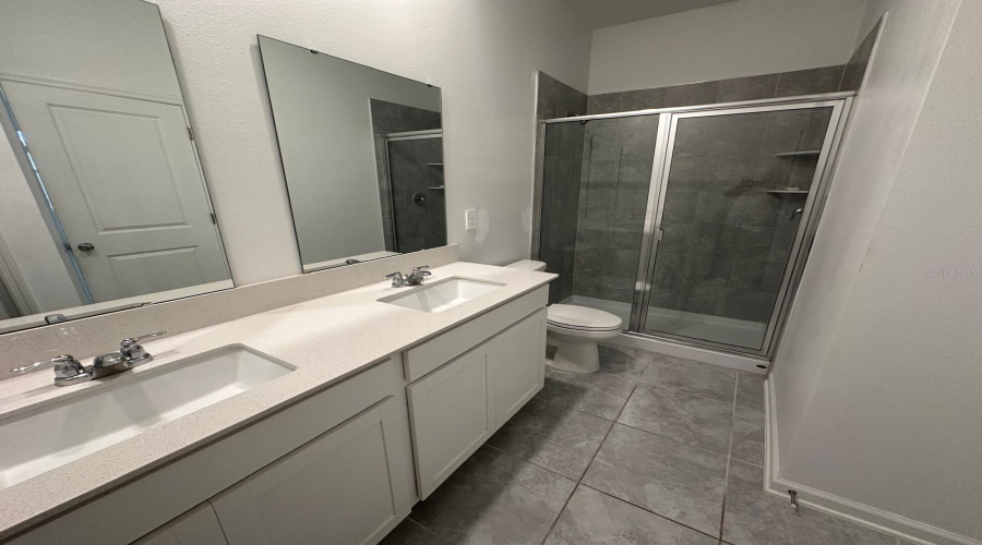 Master bedroom bathroom.