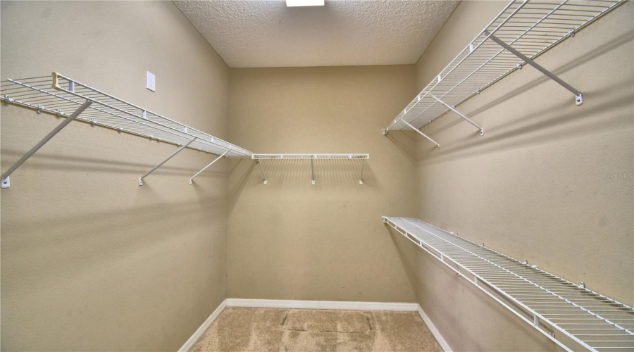 Primary walk-in closet