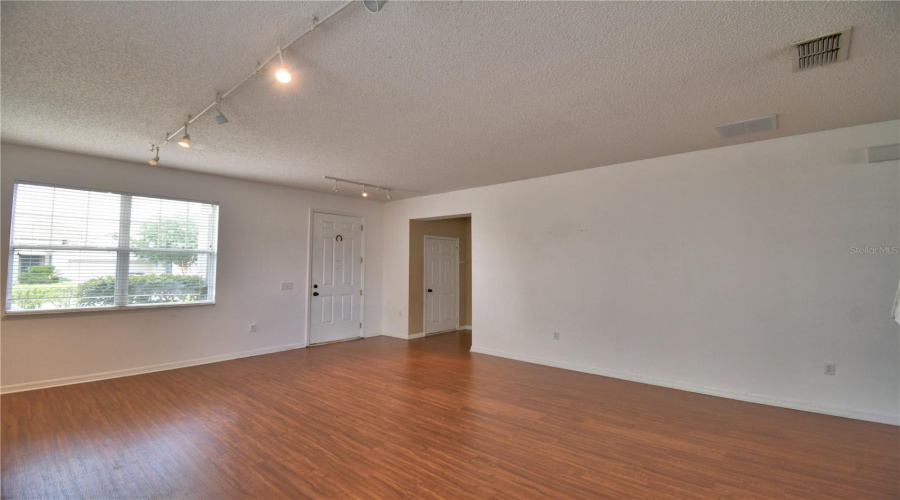 Front door and garage entrance