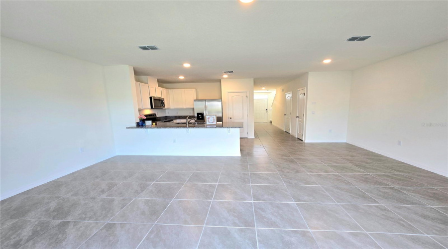 Kitchen From Living Area