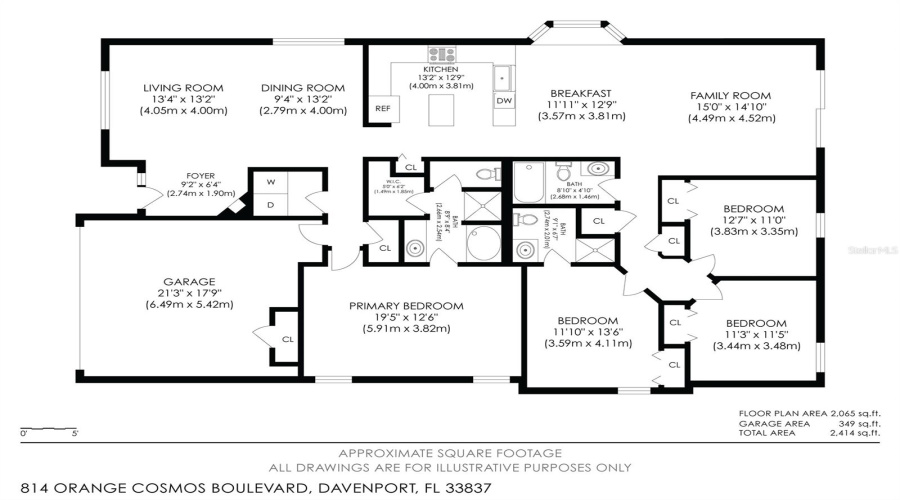 DAVENPORT, Florida 33837, 4 Bedrooms Bedrooms, ,3 BathroomsBathrooms,Residential,For Sale,ORANGE COSMOS,0,MFRO6331003