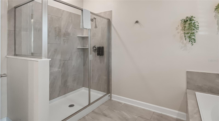First Floor Primary Bathroom Shower