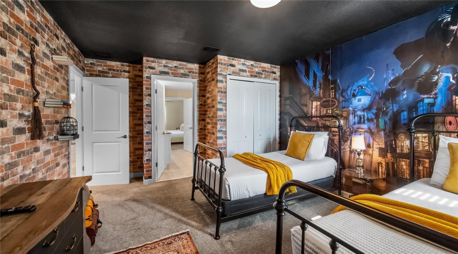 Bedroom 3 Harry Potter Room (Jack and Jill Bedrooms) v2 second floor