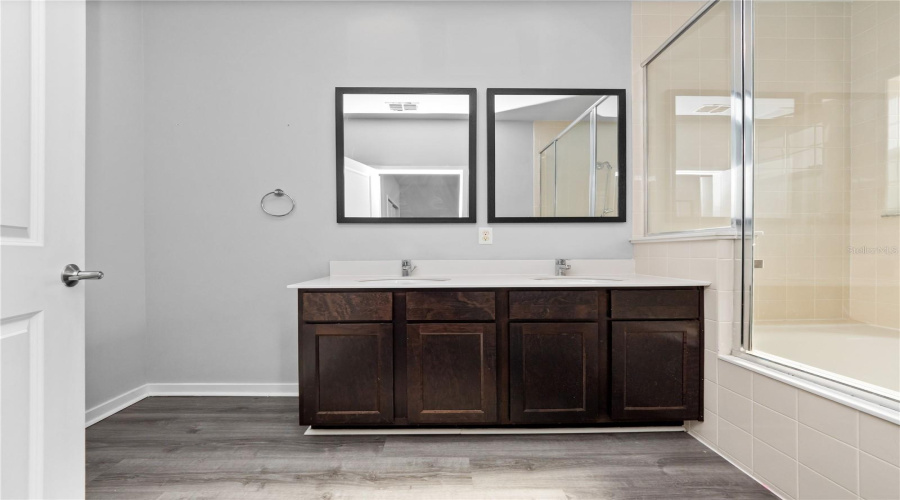 Bedroom 1 Ensuite Bath Dual Sink Vanity