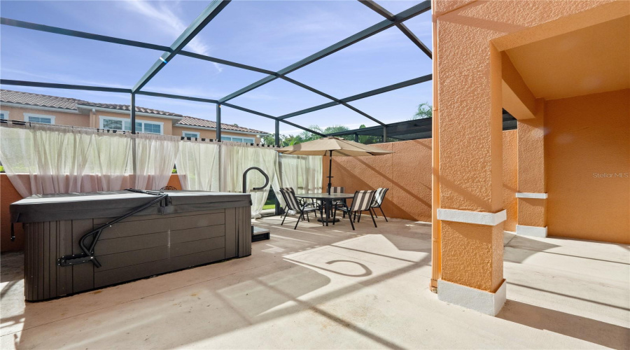 Enjoy the Hot Tub in Your Private Courtyard