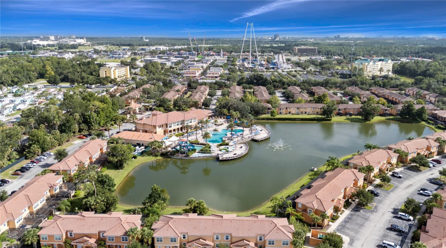 Aerial View of Community and Surrounding Area