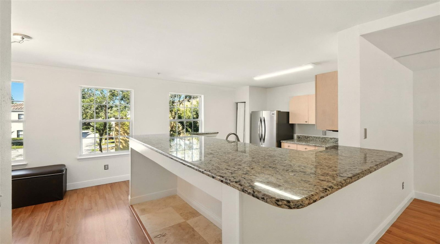 Kitchen with Granite Tops