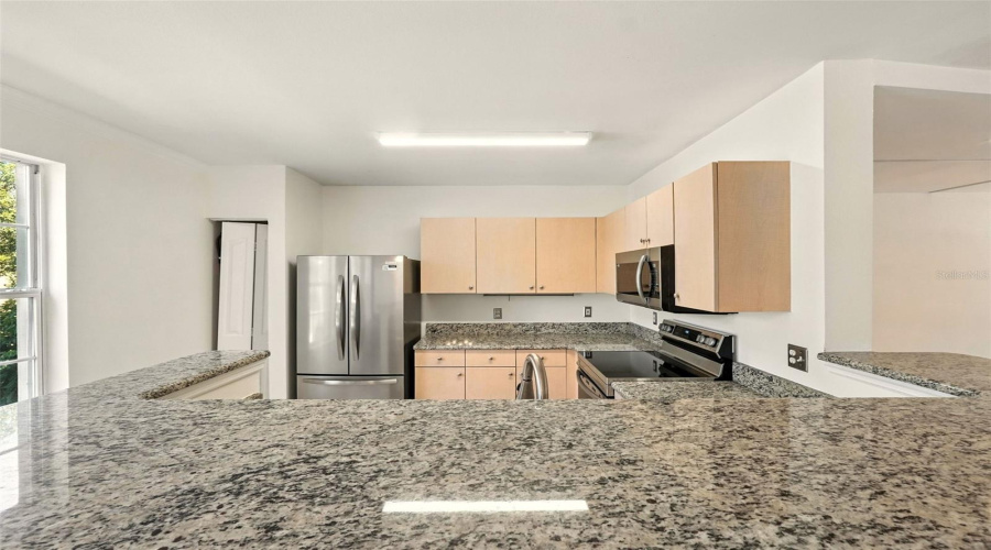 Kitchen with Granite Tops