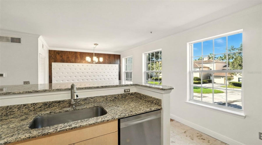Kitchen with New Stainless Steel Appliances