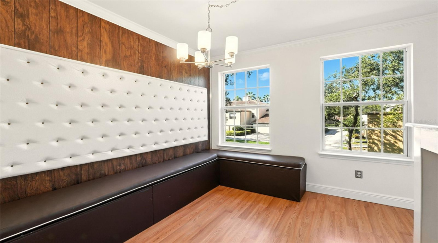 Bench Seats and Back rest wall
