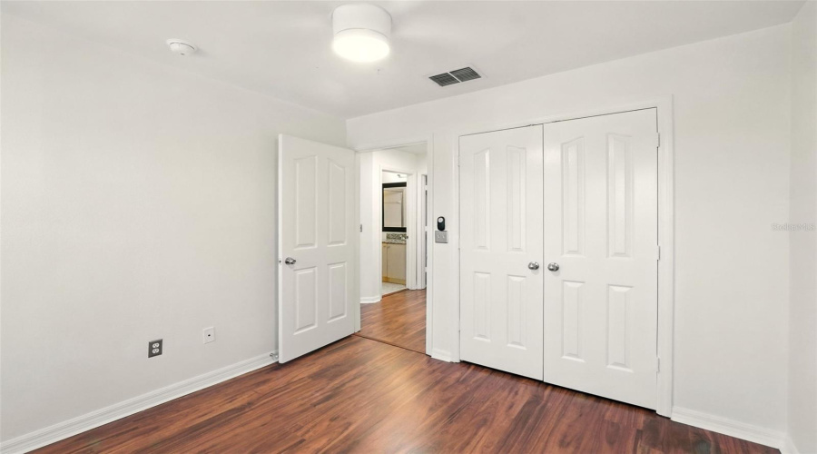 Bedroom 3 with Double Door closet