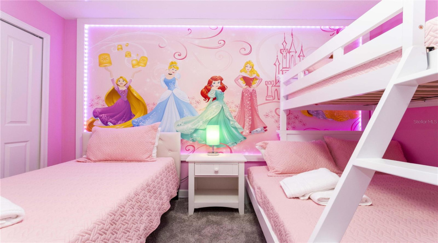 Twin + Bunk Bed (Full bottom & Twin top) 2n Floor