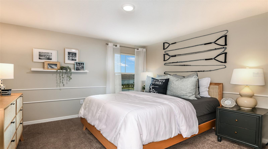 virtually staged/model home