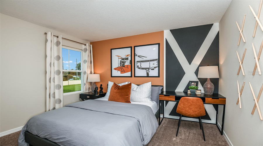 virtually staged/model home