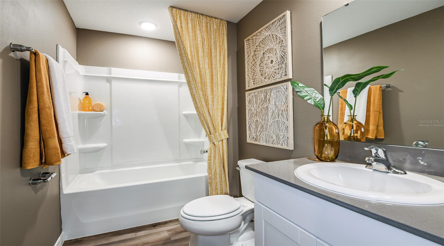 virtually staged/model home