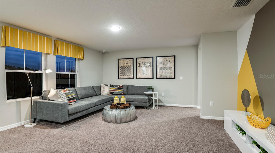 virtually staged/model home