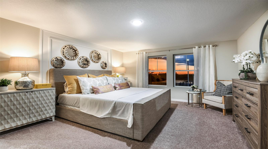 virtually staged/model home