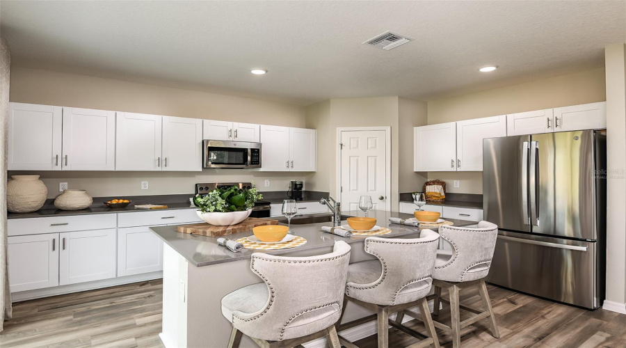 virtually staged/model home